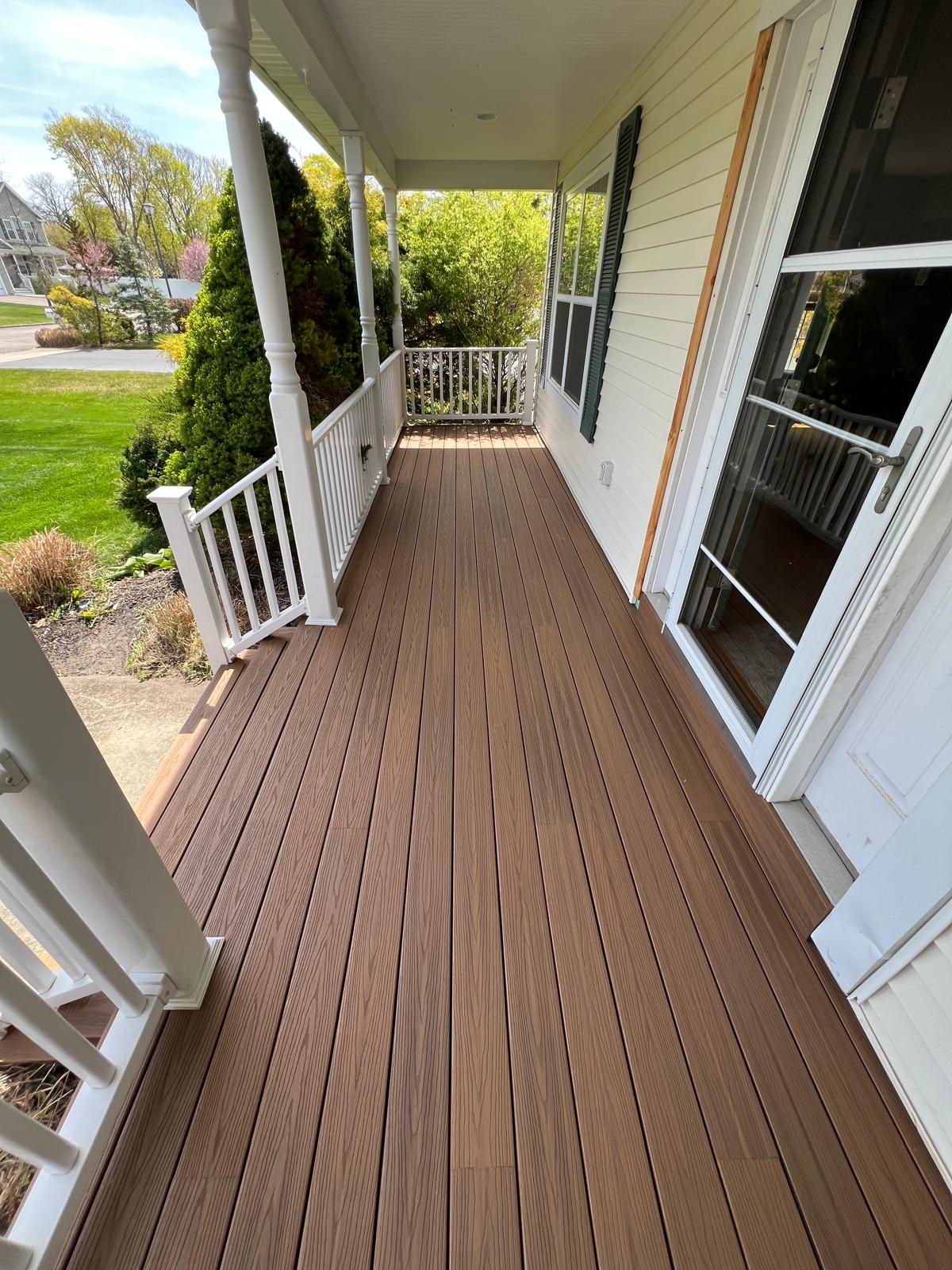 Custom Deck Installation 1
